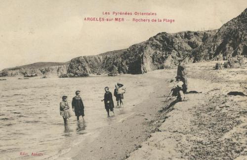 les rochers de la plage - 1918